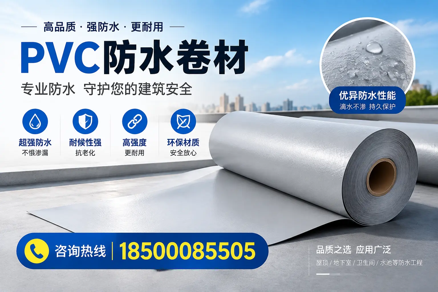 双河地区pvc防水卷材的市场现状与发展趋势